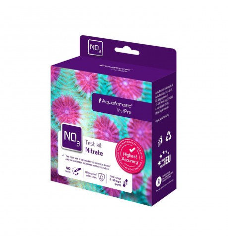 Aquaforest TestPro Nitrate NO3 – nitratų testas jūriniam akvariumui Aquaforest TestPro Nitrate NO3 – nitratų testas jūriniam akvariumui