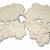Dekoracija Ruckwandmodule Puzzle, 25x24 cm