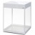 Akvariumas Aquael Glossy Cube Diena & Naktis 500x500x630, 135 l. (baltas)