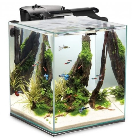 Akvariumo rinkinys FISH&SHRIMP SET DUO D&N 35 BLACK, 49 l.  (juodas)