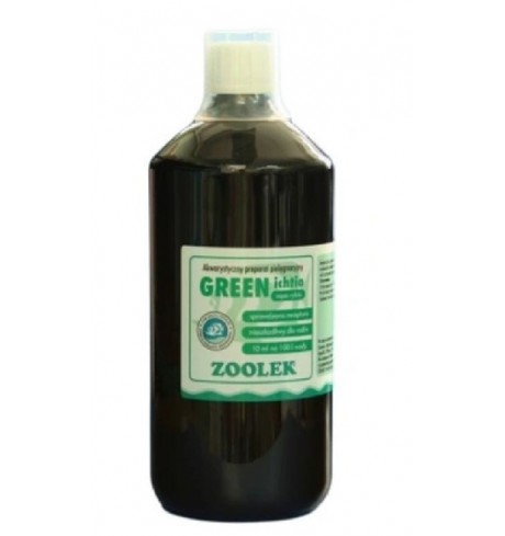 GREEN ICHTIO nuo ichtioftiriozės, 1000 ml GREEN ICHTIO nuo ichtioftiriozės, 1000 ml